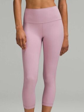 lululemon High-Waist Light Pink Align Leggings Size 4